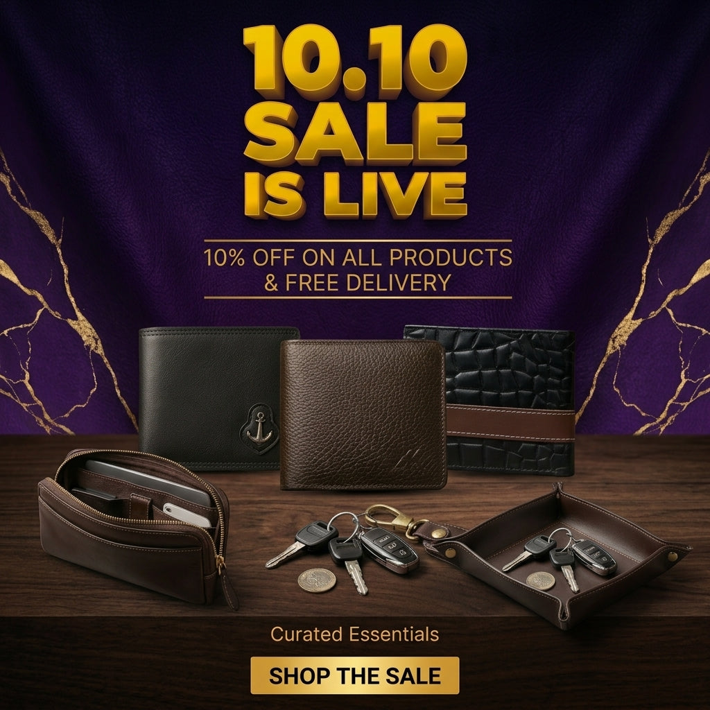 10.10 Sale is Live: Exclusive Deals on Men’s Leather Wallets