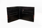 Executive Croc-Embossed Cow Leather Slim Bifold Wallet