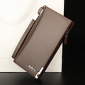 Executive Leather Finish Long Wallet Purse